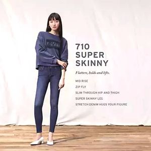 Levis 710 Super Skinny 28